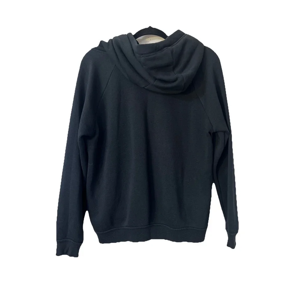 Nike AQ7107 010 Black Funnel‎ Neck Women's Size M Pullover Hoodie Sweatshirt